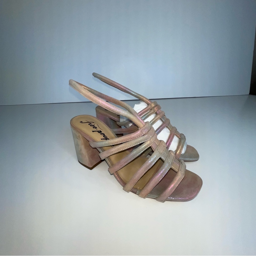 Free People Colette Sandal Rainbow Metallic - Picture 6 of 15